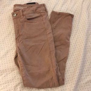 American Eagle Super Stretch Jegging Mauve 6S